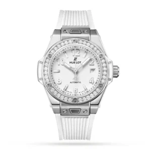 Hublot Big Bang One Click Steel White Diamonds 33mm Watch.SE.2010.RW.1204 Ref. 485