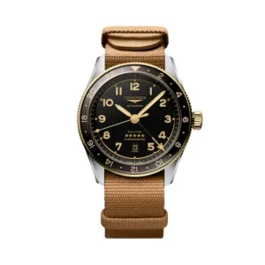 Longines Spirit Zulu Time 42mm Mens Watch Black Ref. L38125539