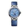 Longines PrimaLuna 34mm Ladies Watch Blue Leather Strap Ref. L81260972