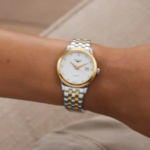Longines Flagship Classic 30mm Ladies Watch White Ref. L43743177 - Aurevorn Watches
