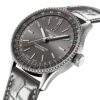 Breitling Navitimer 36mm Ladies Watch Grey Alligator Ref. A17327381B1P1