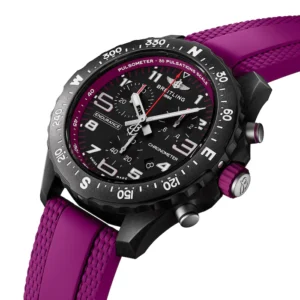 Breitling Endurance Pro 38mm Unisex Watch Purple Rubber Ref. X83310F61B1S1