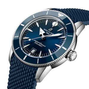Breitling Superocean Heritage B31 Automatic 42mm Mens Watch Blue Rubber Ref. AB3111161C1S1