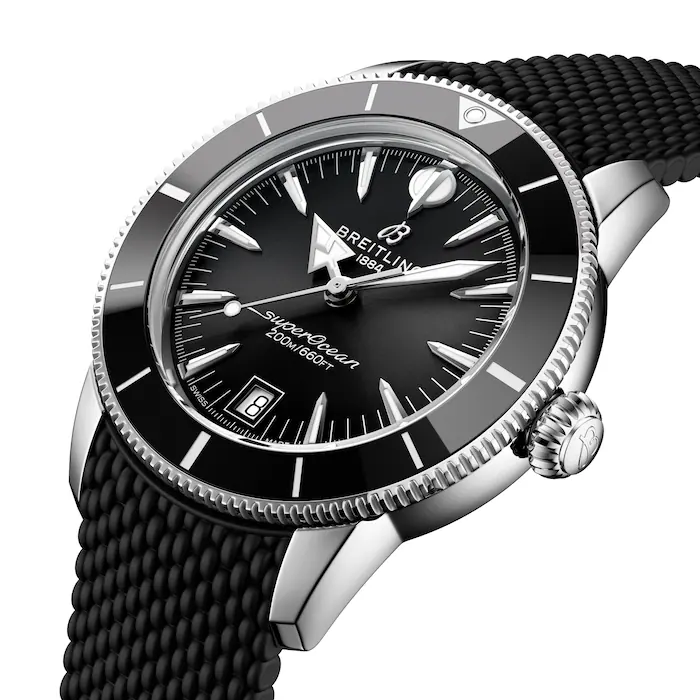 Breitling Superocean Heritage B31 Automatic 40mm Mens Watch Black Rubber Ref. AB3110241B1S1