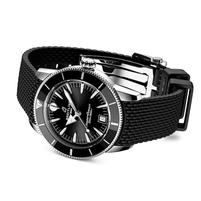 Breitling Superocean Heritage B31 Automatic 40mm Mens Watch Black Rubber Ref. AB3110241B1S1