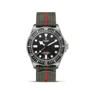 Tudor Pelagos FXD Manufacture Calibre MT5602 42mm Titanium Case Green Fabric Strap Ref. M25717N-0001