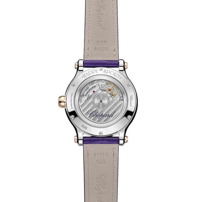 Chopard Happy Sport Purple Ladies Watch Ref. 278608-6012