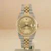 Rolex Ladies Datejust Watch 31mm - Champagne Diamond - 68273 1995 B&P