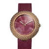 Gerald Genta Gentissima Oursin 36 Burgundy 36mm, Glass-blasted rose gold 4N, Women’s Watch EECD01A1 36 mm