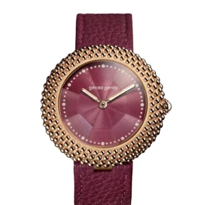Gerald Genta Gentissima Oursin 36 Burgundy 36mm, Glass-blasted rose gold 4N, Women’s Watch EECD01A1 36 mm