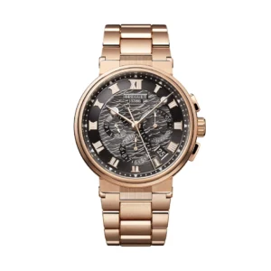 Breguet Marine Chronographe 5527 42.5mm, 18K Rose Gold, Grey Dial 5527BR/G3/RW0 42.5 mm - Aurevorn Watches