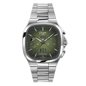 Glashütte Original Seventies Chronograph Panorama Date 40mm, Steel, Green Dial, Ref. 1-37-02-09-02-70 40 mm