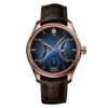 H. Moser & Cie Endeavour Chinese Calendar 40mm, 18K Rose Gold, Alligator Leather, Blue Dial 1210-0400 40 mm
