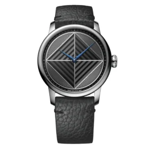 Louis Erard Guilloché Main II 42mm, Steel, Leather, Grey Dial 34237AA95.BVA103 42 mm