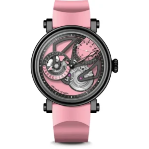 Speake Marin Dual Time Pink 42mm, Titanium, Unisex Watch 414209430 43 mm