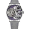 Armin Strom Gravity Equal Force Ultimate Sapphire Purple 41mm, Steel, Leather, Lavender Dial ST24-GEF.SA.NU.M.A7.FC 41 mm