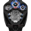 Jacob & Co Bugatti Tourbillion 44mm, 3 Sapphire Crystals and Black PVD Titanium Case BU300.21.AA.AA.ABRUA 52 mm