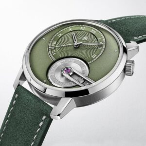 Armin Strom Tribute 1 Green 38mm, Steel, Leather, Green Jade Dial - Aurevorn Watches