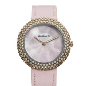 Gerald Genta Gentissima Oursin 36 Pink Mother of Pearl 36mm, Titanium and Rose Gold, Women’s Watch EECH02A1 36 mm
