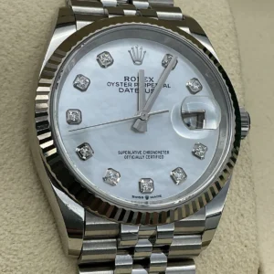 Rolex Datejust 36 Ref. 126234 Full Set Mother of Pearl Diamonds